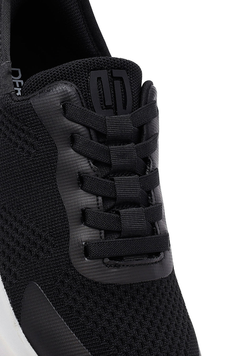 Derimod Zero Erkek Siyah Kalın Tabanlı Kumaş Sneaker