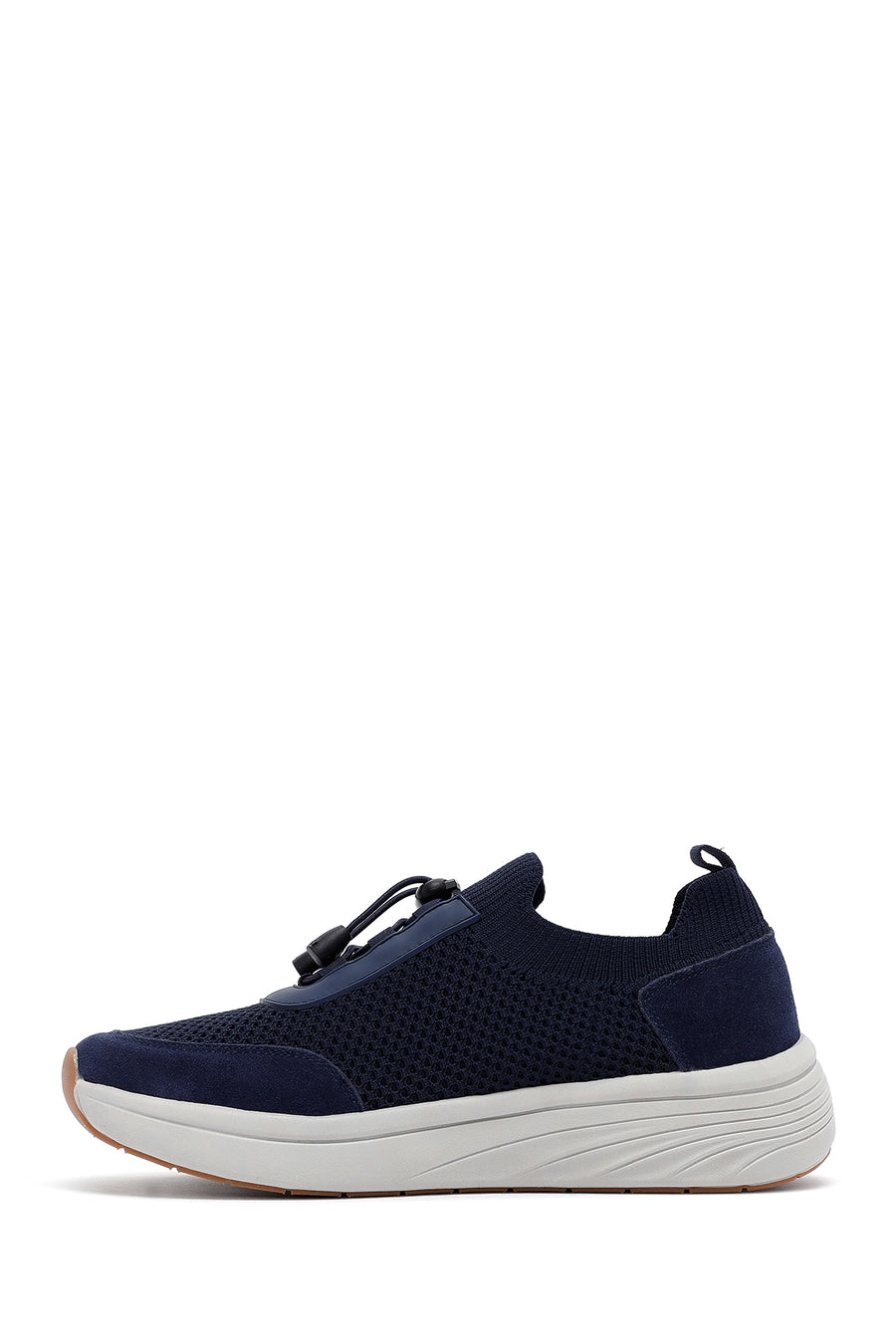 Derimod Zero Men's Navy Blue Thick-Soled Fabric Sneaker