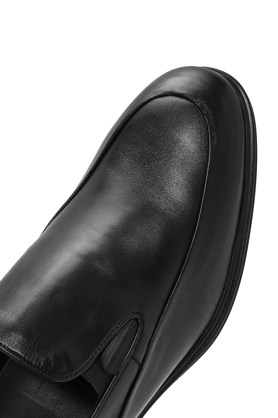 Erkek Siyah Deri Klasik Loafer