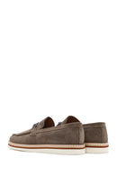 Erkek Vizon Süet Deri Casual Loafer | Derimod