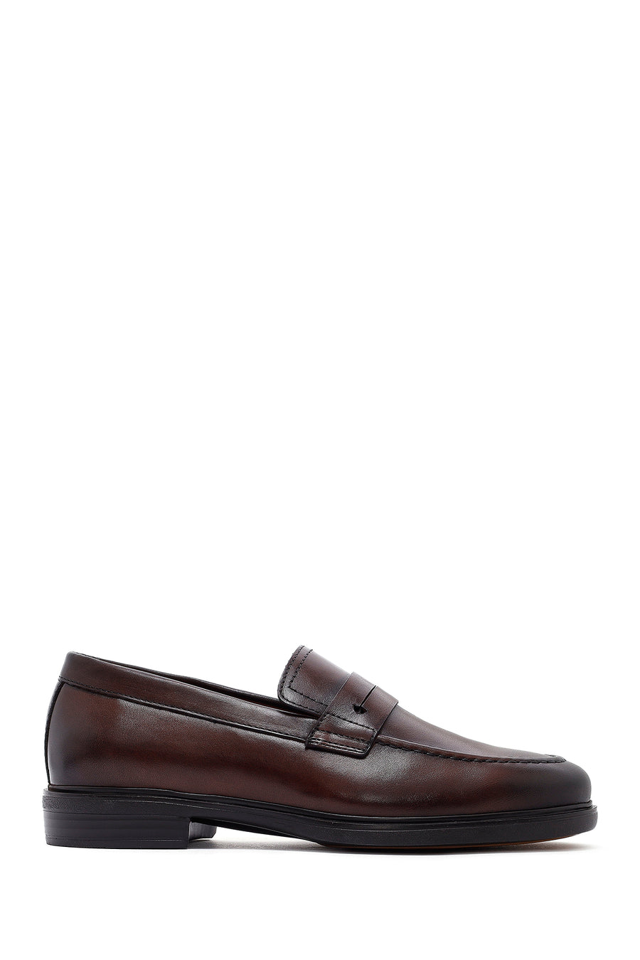 Erkek Kahverengi Deri Loafer 25SFD724118 | Derimod