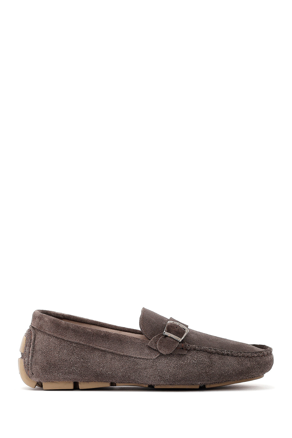 Erkek Vizon Süet Deri Casual Loafer