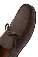 Erkek Vizon Süet Deri Casual Loafer | Derimod
