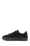 Erkek Haki Bağcıklı Süet Deri Sneaker | Derimod