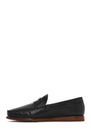 Erkek Siyah Deri Casual Loafer | Derimod
