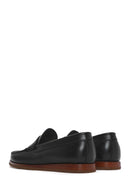 Erkek Siyah Deri Casual Loafer | Derimod