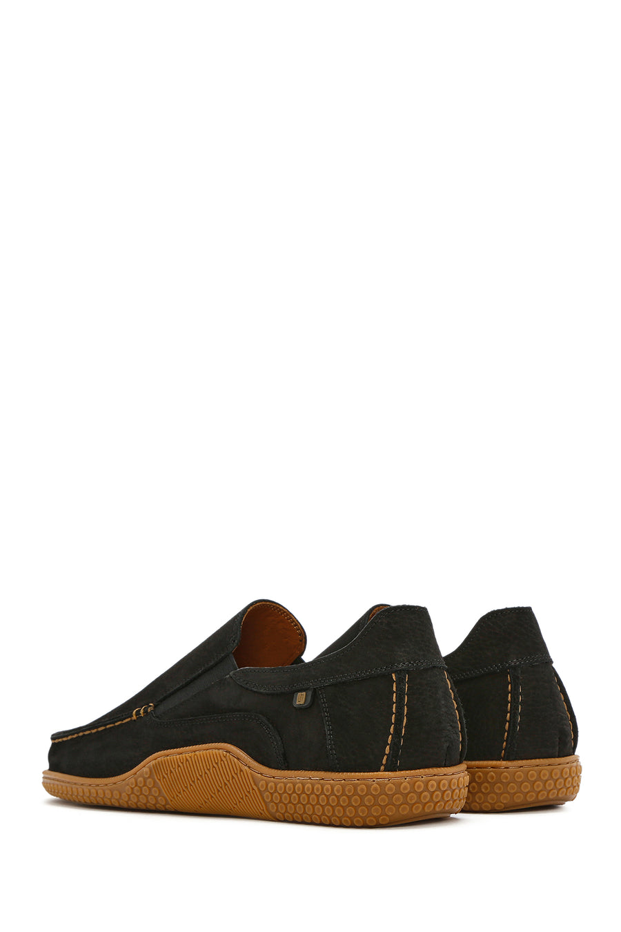 Erkek Siyah Nubuk Deri Casual Loafer