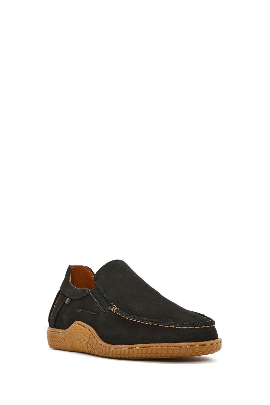 Erkek Siyah Nubuk Deri Casual Loafer