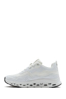 Woman White Lace-up Chunky Sneaker | Derimod