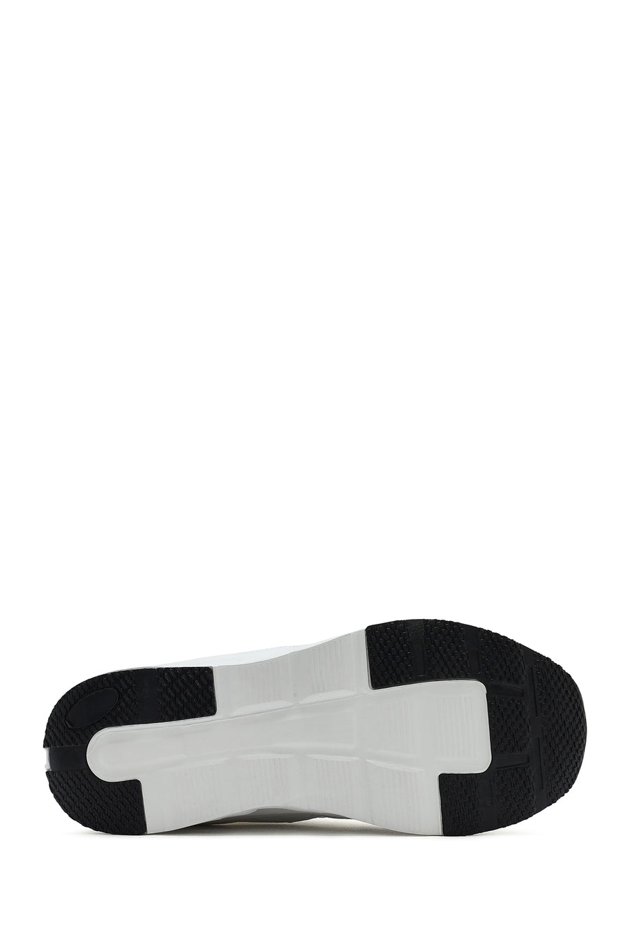 Woman White Lace-up Chunky Sneaker