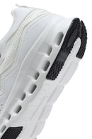 Woman White Lace-up Chunky Sneaker | Derimod