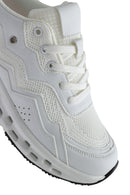 Woman White Lace-up Chunky Sneaker | Derimod