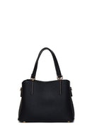 Women's Black Long Strap Printed Mini Shoulder Bag | Derimod