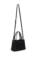 Women's Black Long Strap Printed Mini Shoulder Bag | Derimod