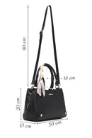 Women's Black Long Strapped Accessorized Shoulder Bag | Derimod