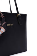 Women's Black Shoulder Bag with Accessories | Derimod