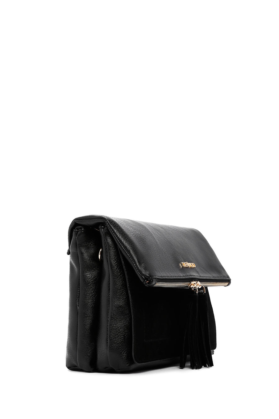 Women's Black Long Strapped Crossbody Bag
