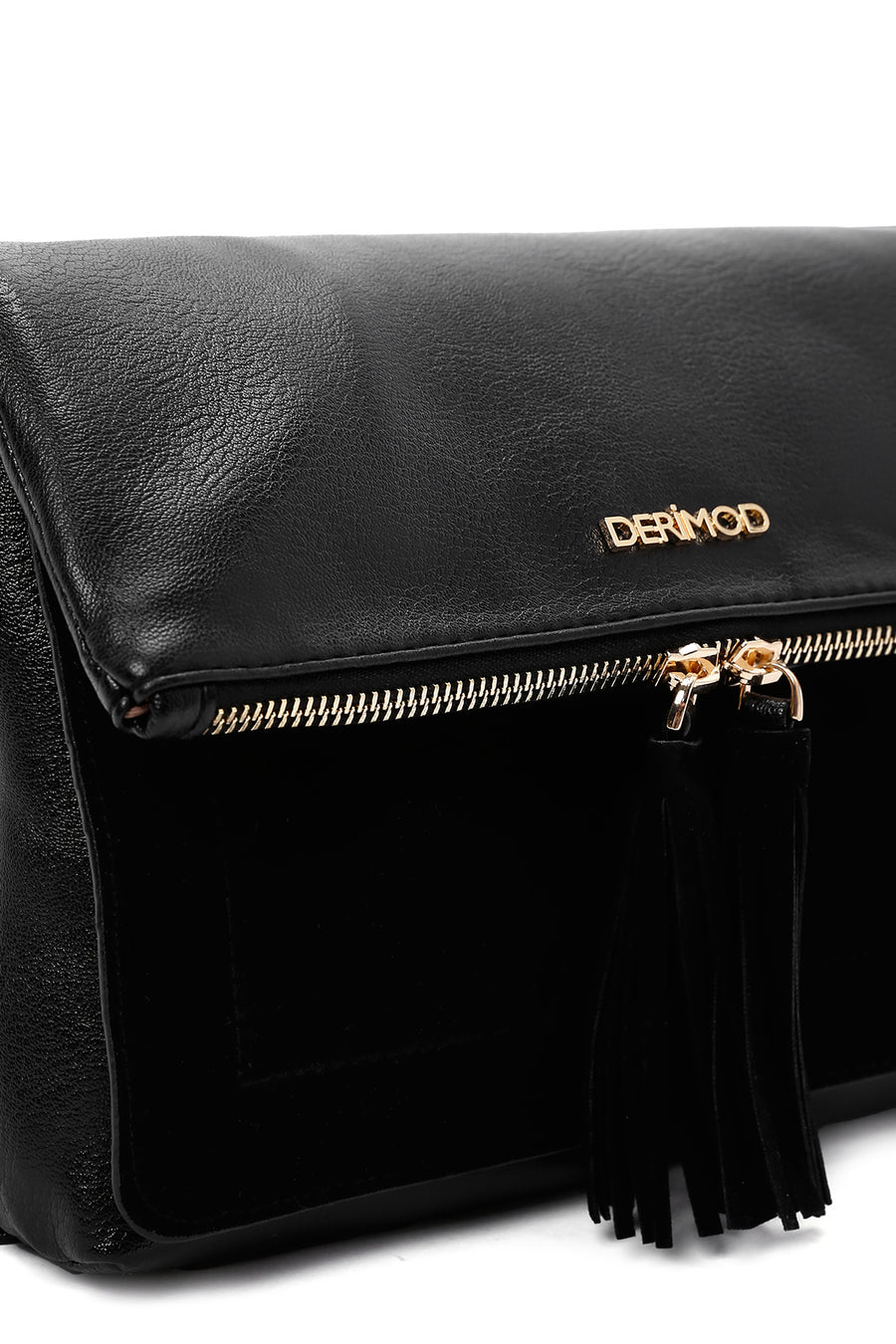 Women's Black Long Strapped Crossbody Bag