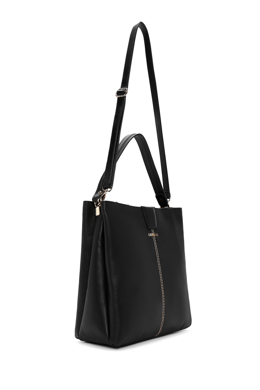 Women's Black Long Strapped Crossbody Bag
