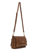 Woman Brown Long Strap Crossbody Bag | Derimod
