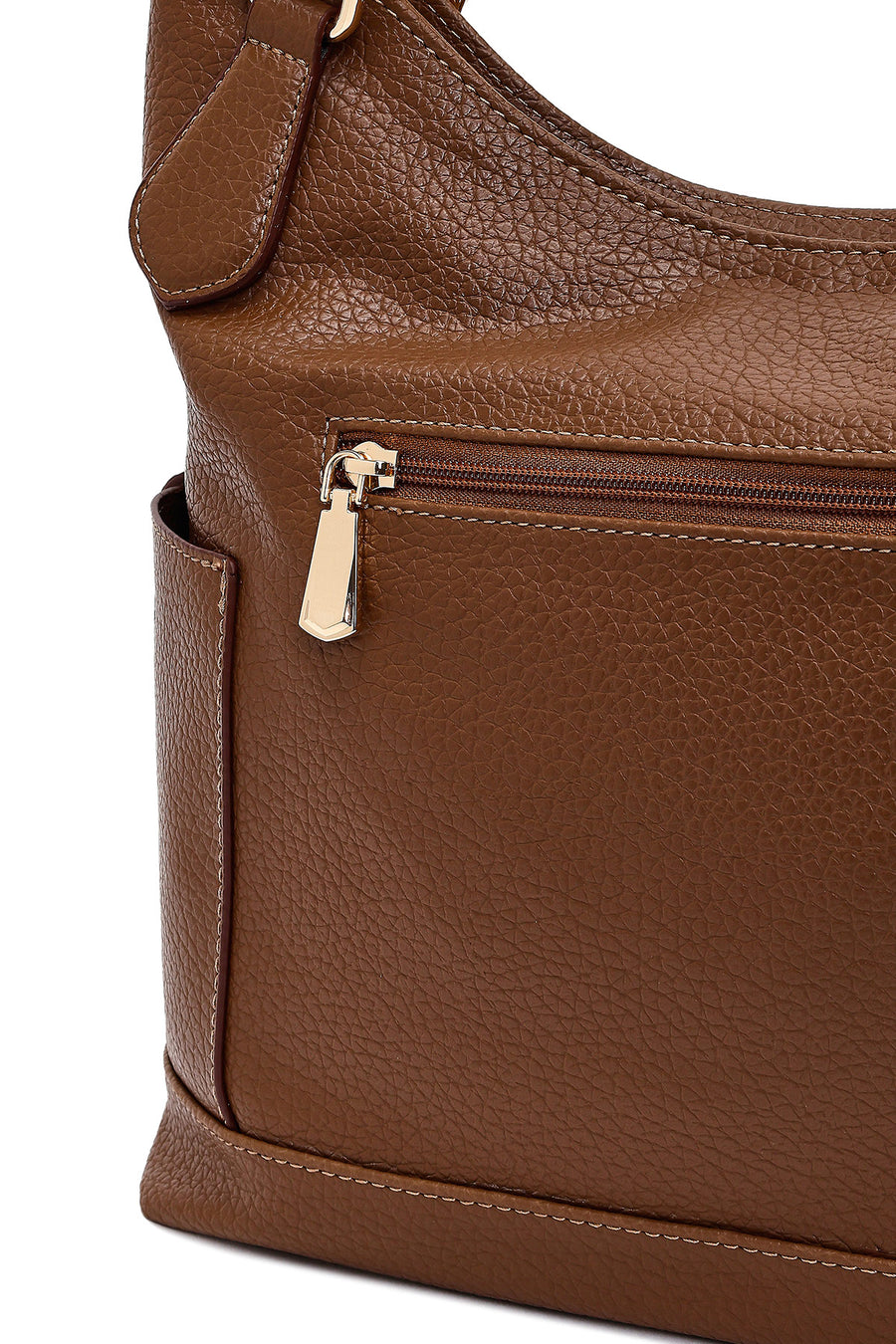 Women's Brown Long Strap Shoulder Bag