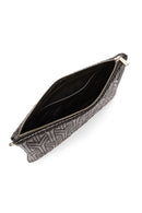 Women's Black Long Chain Strap Quilted Clutch Bag | Derimod