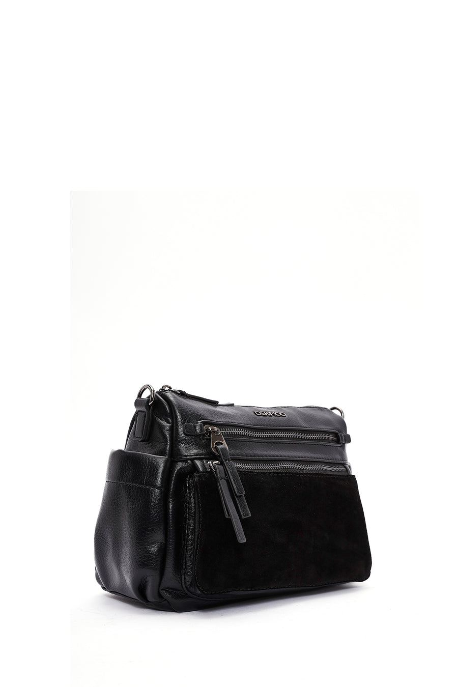 Women's Black Long Strapped Crossbody Bag