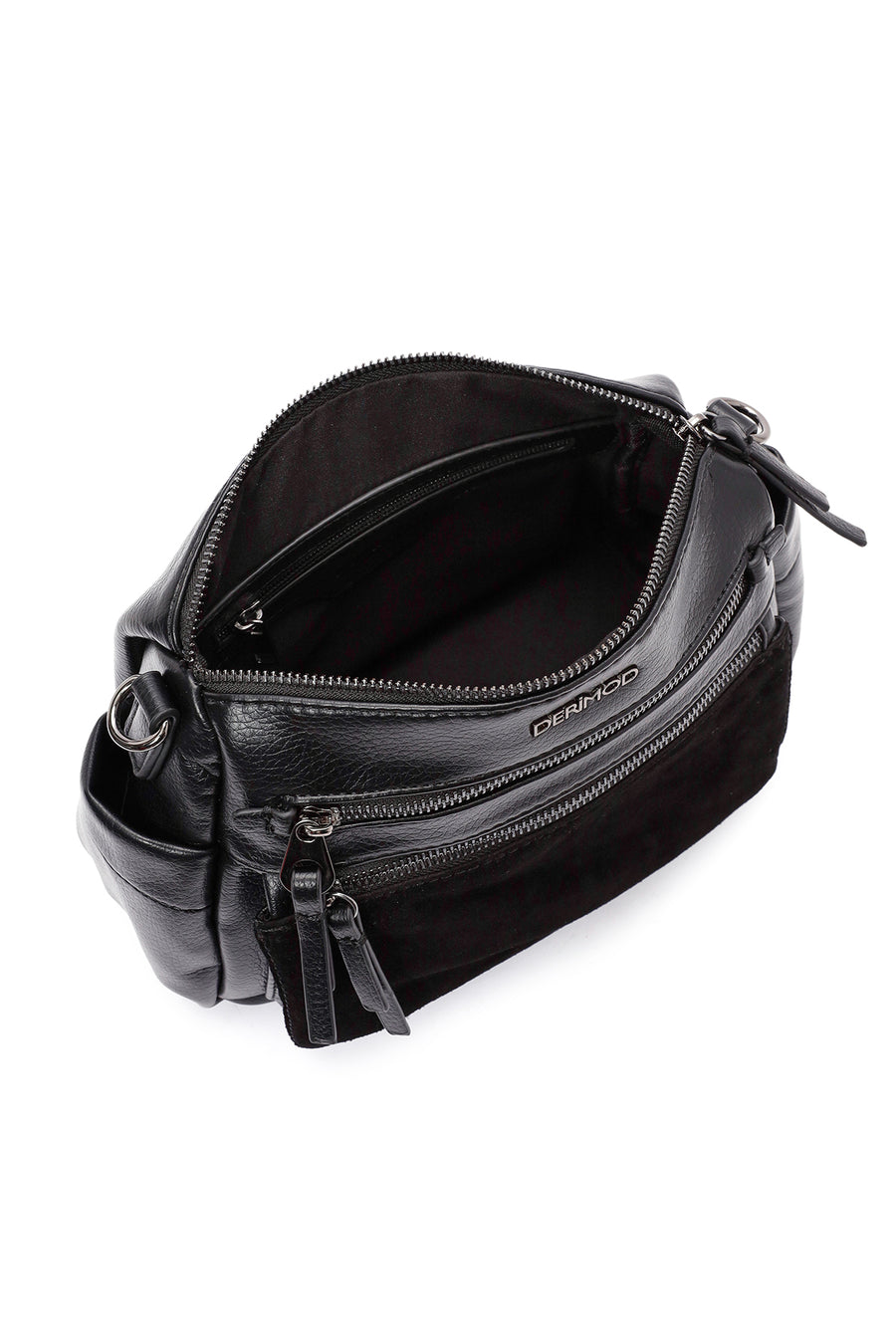 Women's Black Long Strapped Crossbody Bag