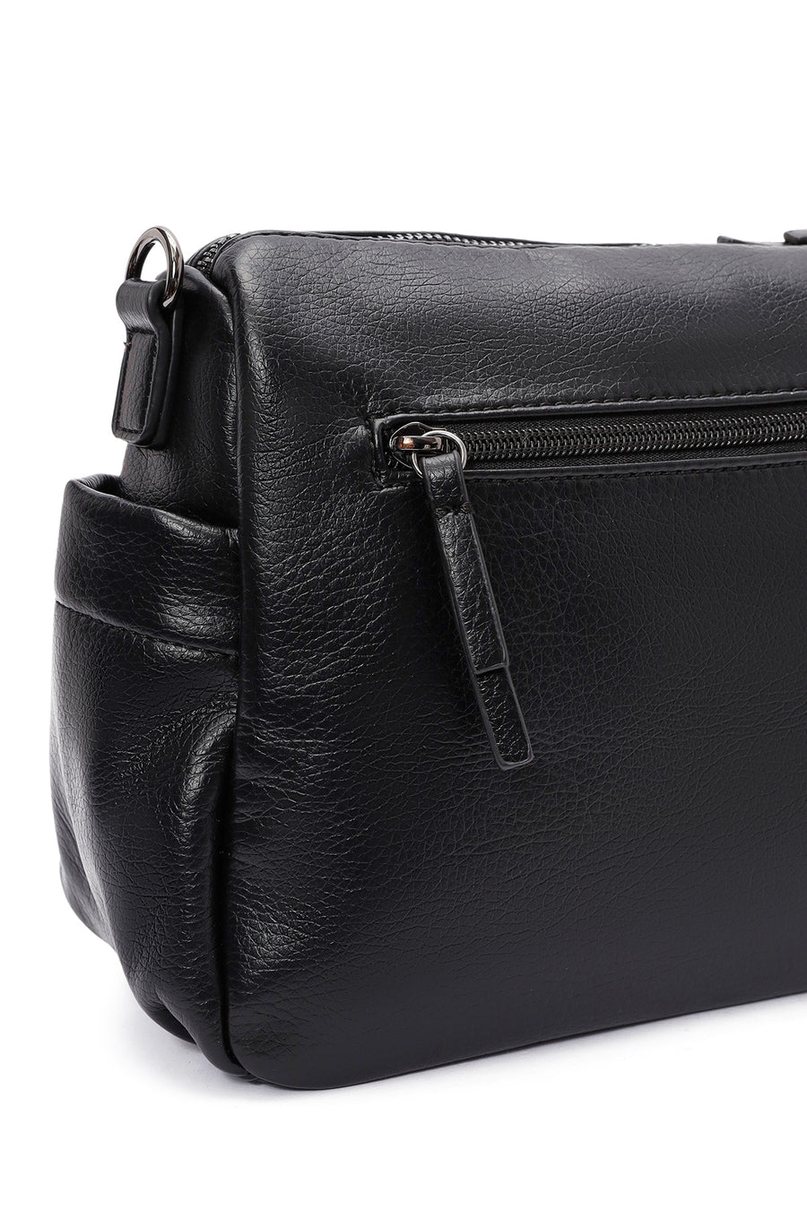 Women's Black Long Strapped Crossbody Bag