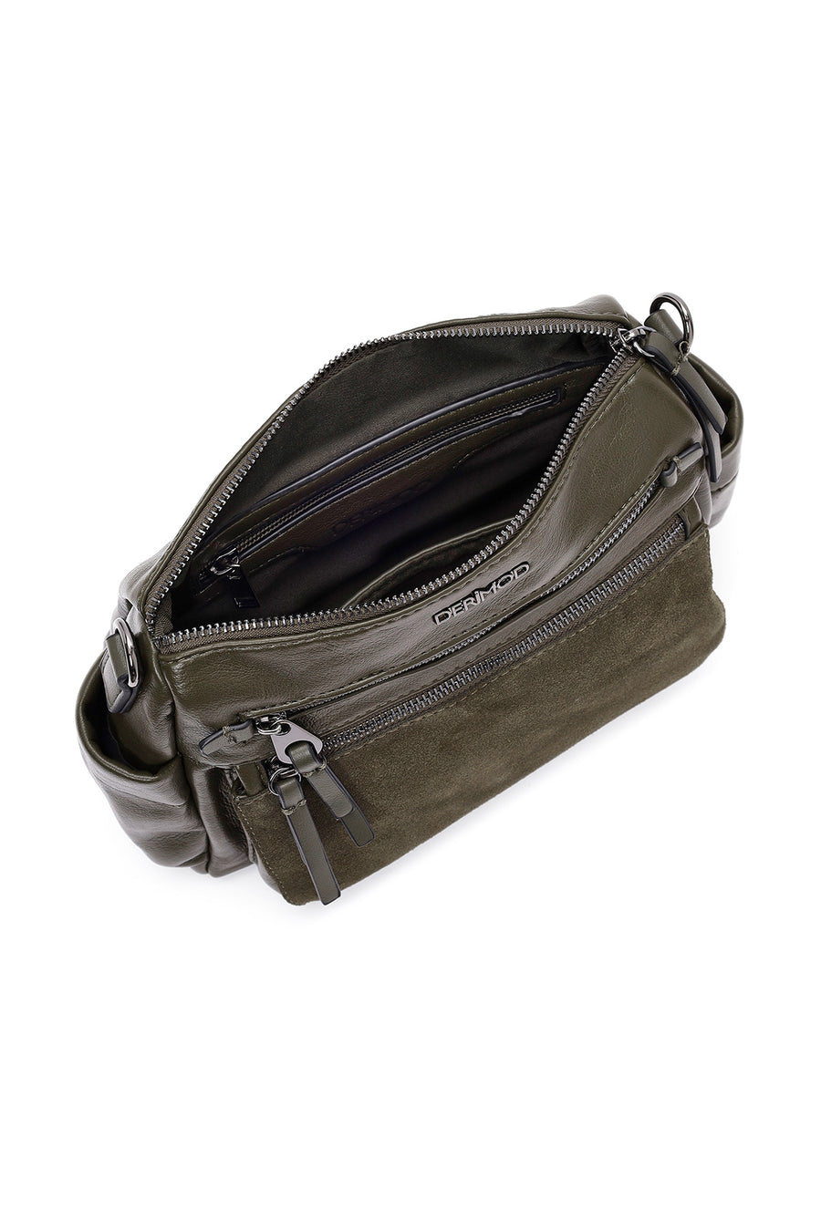 Women's Green Long Strapped Crossbody Bag