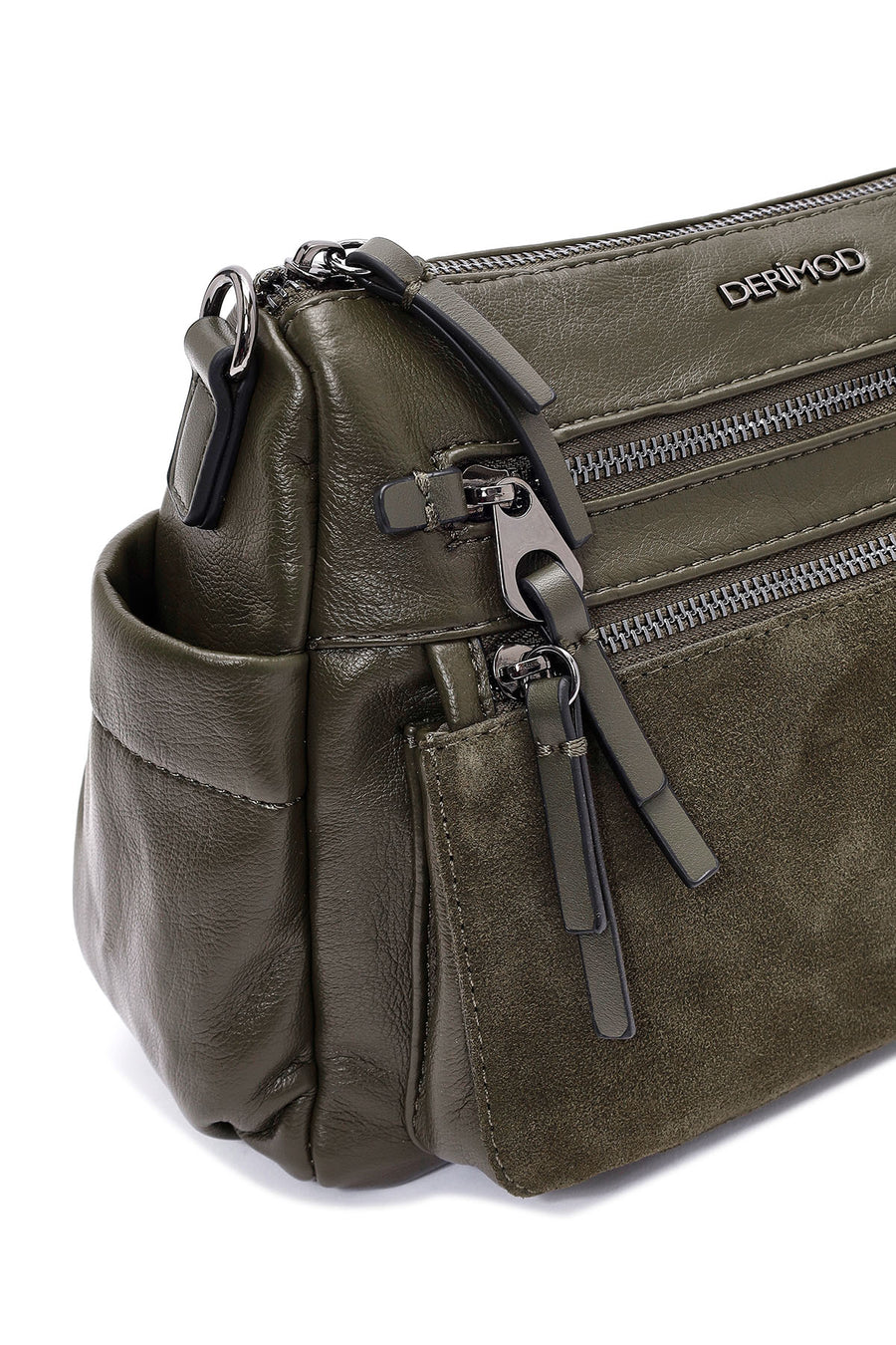 Women's Green Long Strapped Crossbody Bag