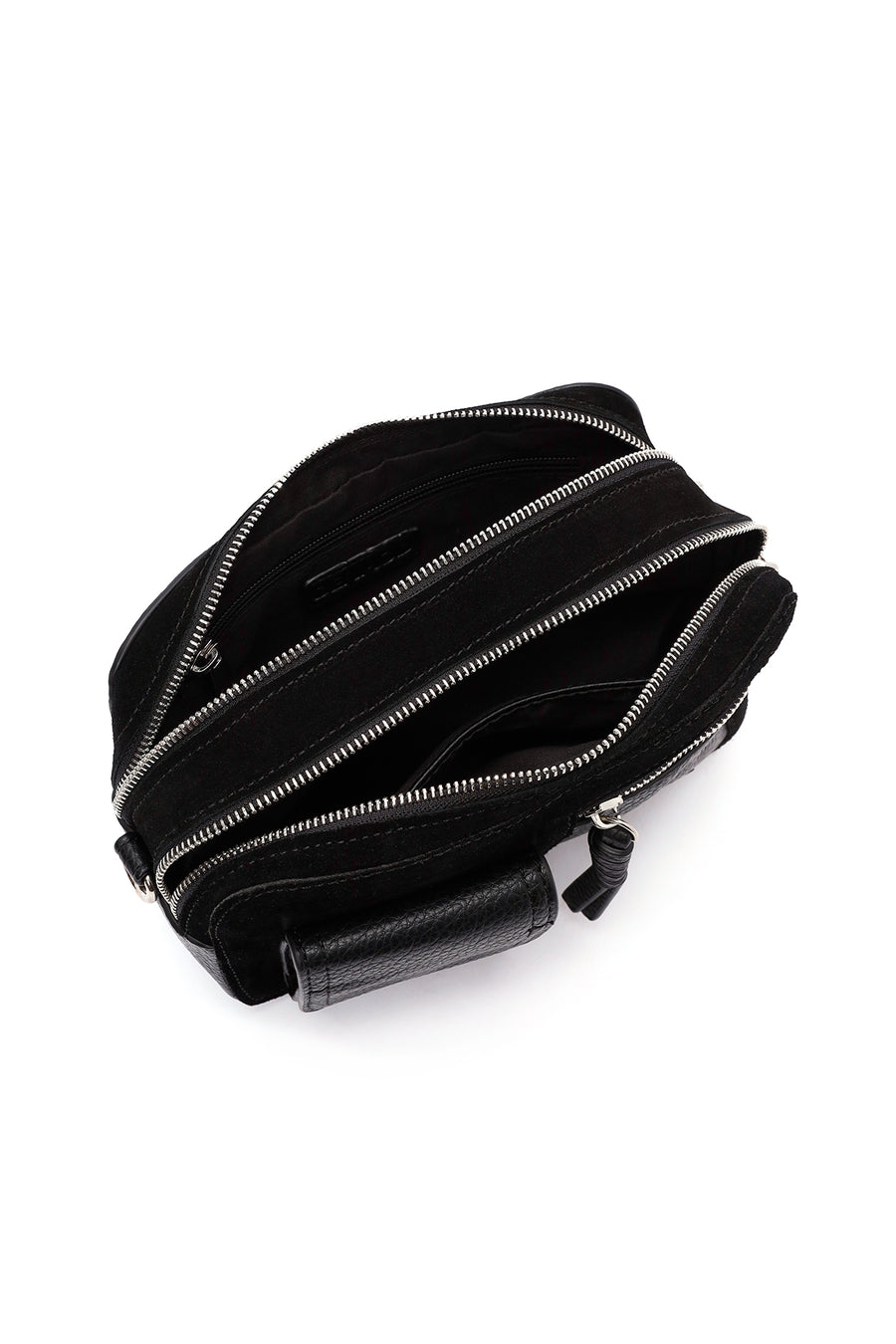 Women's Black Long Strapped Crossbody Bag