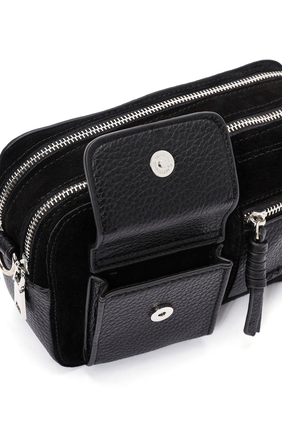 Women's Black Long Strapped Crossbody Bag