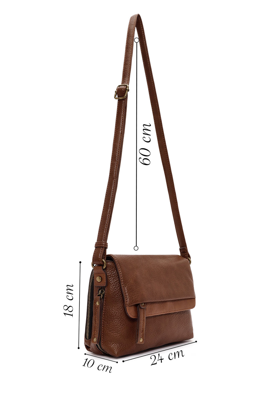 Women's Tan Casual Crossbody Bag