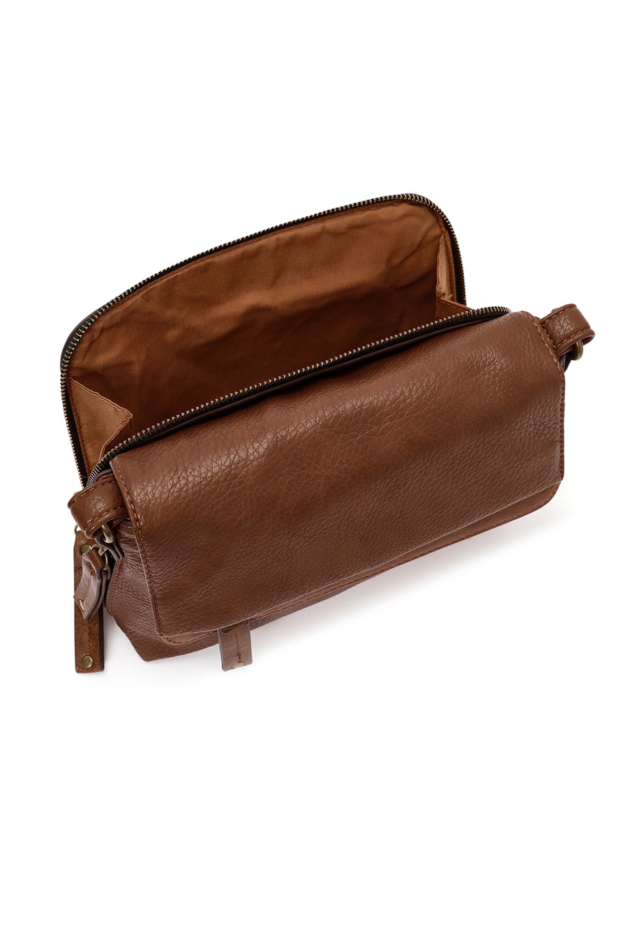 Women's Tan Casual Crossbody Bag