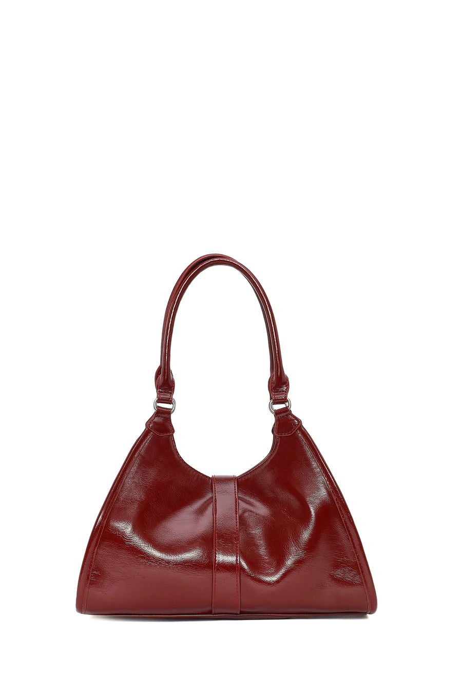 Women's Burgundy Charm Shoulder Bag