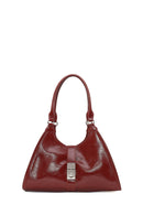 Women's Burgundy Charm Shoulder Bag | Derimod