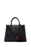 Women's Black Long Strapped Accessorized Shoulder Bag | Derimod
