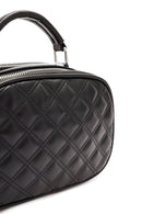 Women's Black Long Strapped Quilted Crossbody Bag | Derimod