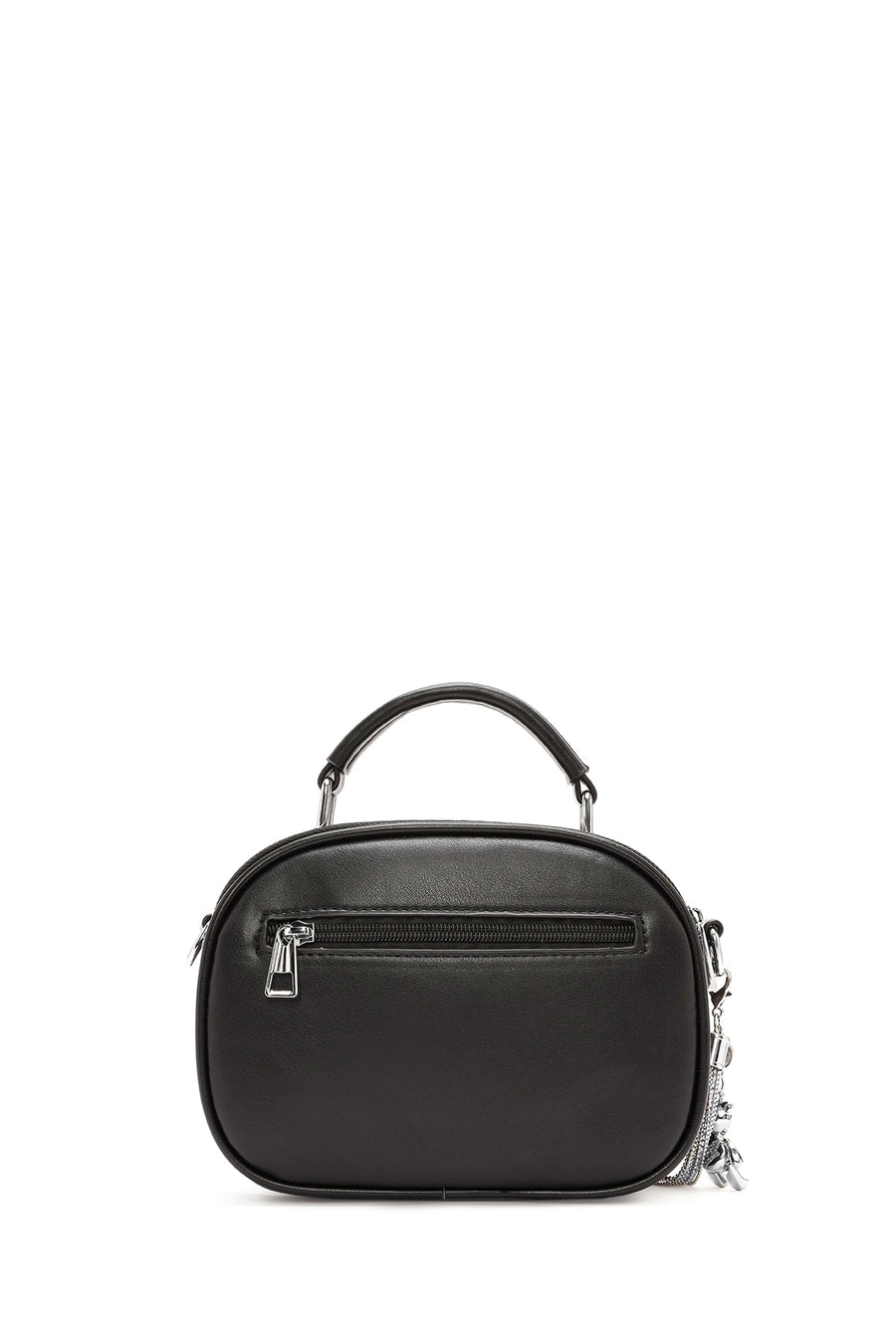 Women's Black Long Strapped Quilted Crossbody Bag