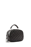 Women's Black Long Strapped Quilted Crossbody Bag | Derimod