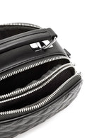 Women's Black Long Strapped Quilted Crossbody Bag | Derimod