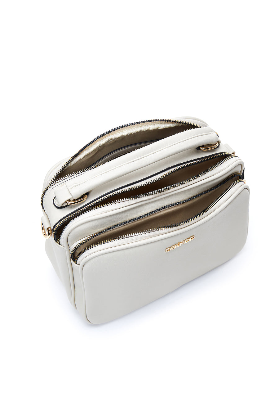 Women's Gray Long Strap Crossbody Bag