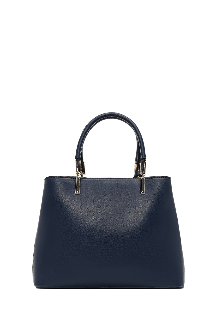 Women's Navy Blue Long Strap Accessory Detailed Shoulder Bag