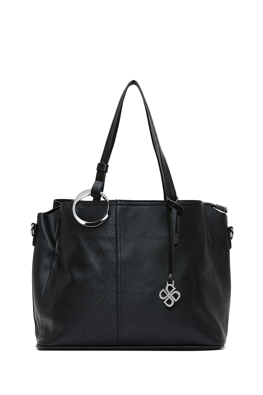 Women's Black Long Strap Shoulder Bag