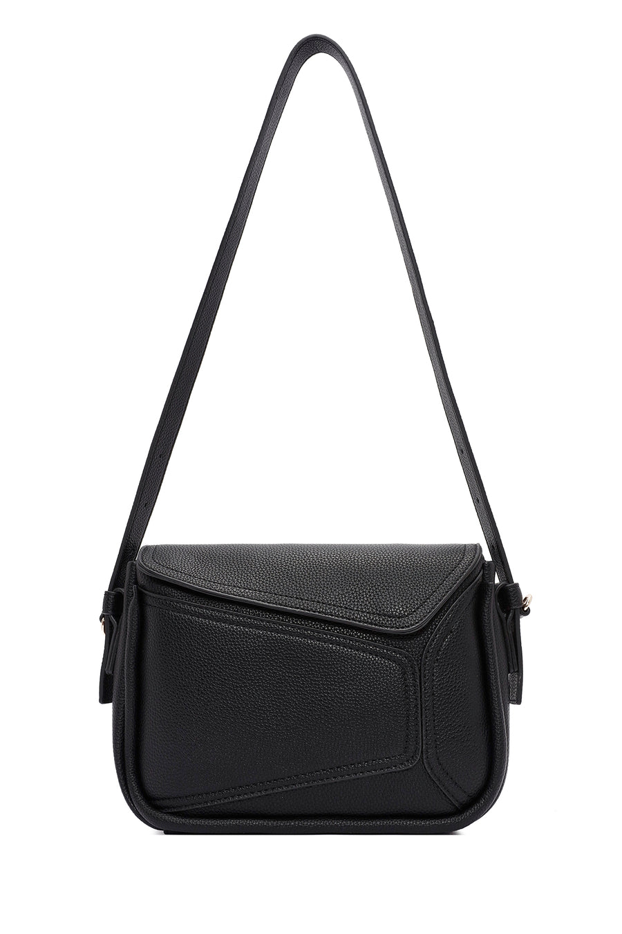 Women's Black Long Strapped Crossbody Bag