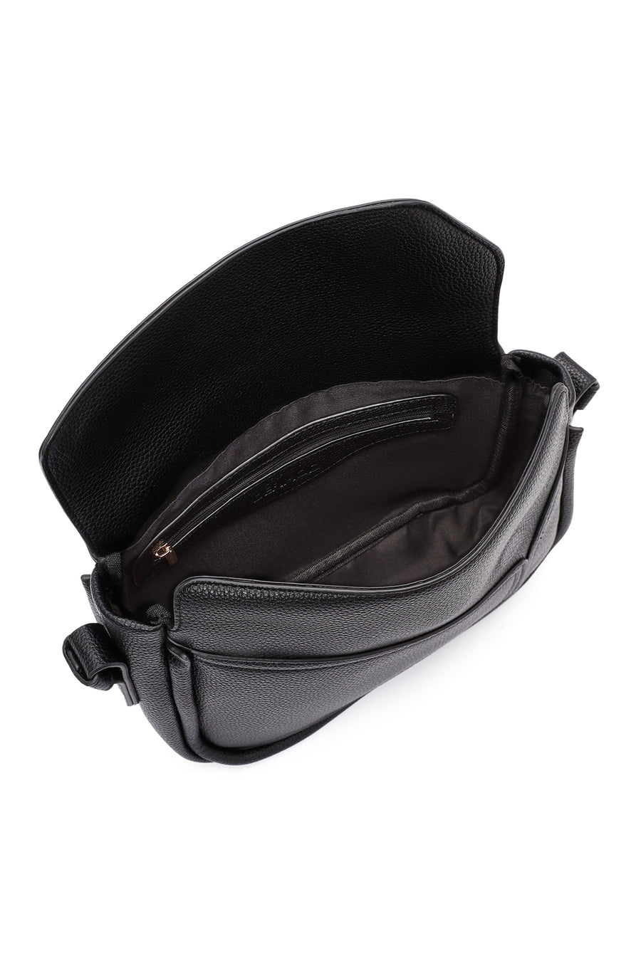 Women's Black Long Strapped Crossbody Bag