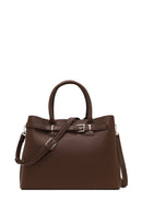 Women's Brown Long Strap Classic Shoulder Bag | Derimod