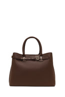 Women's Brown Long Strap Classic Shoulder Bag | Derimod