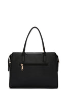 Women's Black Long Strap Crocodile Sleeve Bag | Derimod